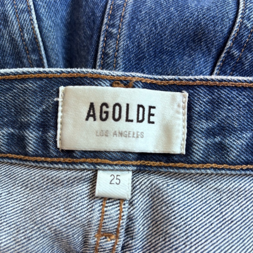 AGOLDE I US 25 (W28) Cooper Cargo Denim Jean I mid-wash blue - Picture 6 of 11